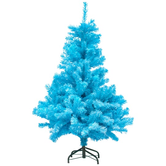 Northlight 4ft. Unlit Cerulean Blue Full Pine Artificial Christmas Tree